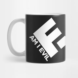 Am I Evil Corp - F Society Typography Tee Mug